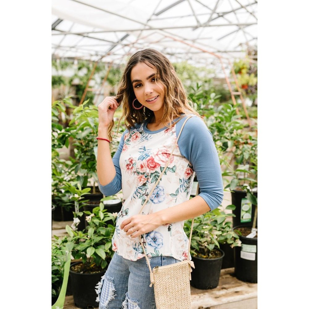 Rose Raglan Top - Picture 3 of 11